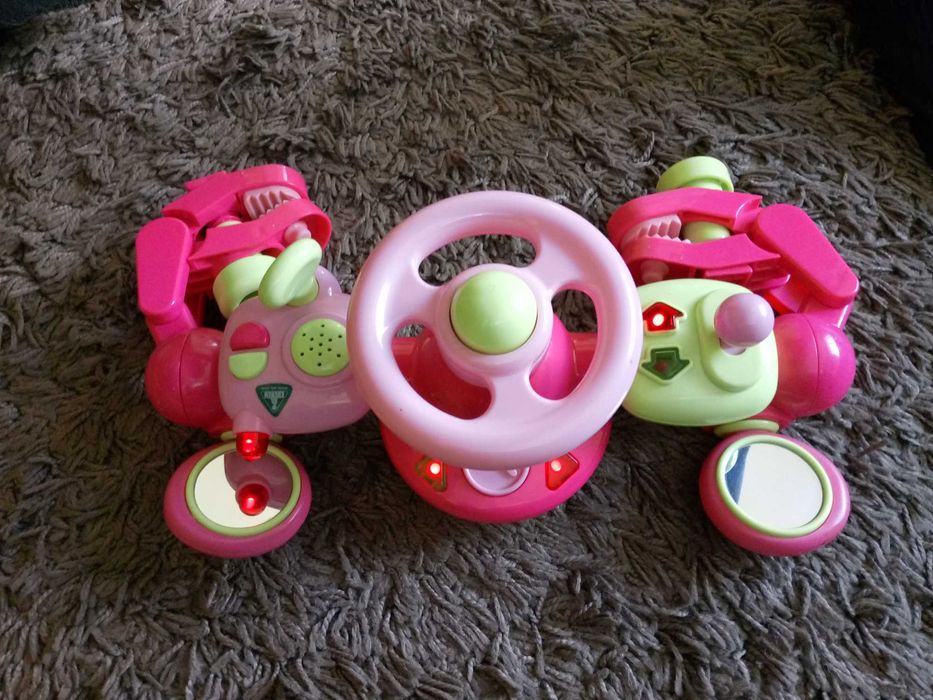 Interaktywna kierownica ELC do wózka fotelika