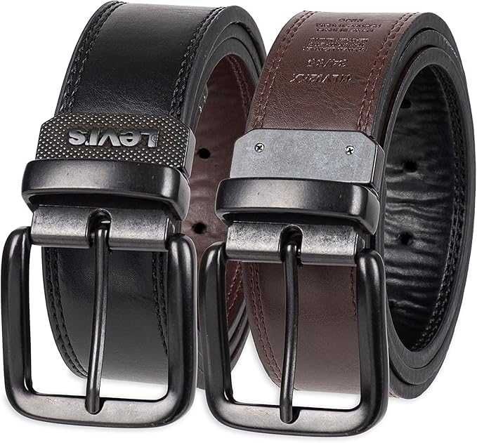 Фирменный классический кожаный ремень Levis 38/40/42