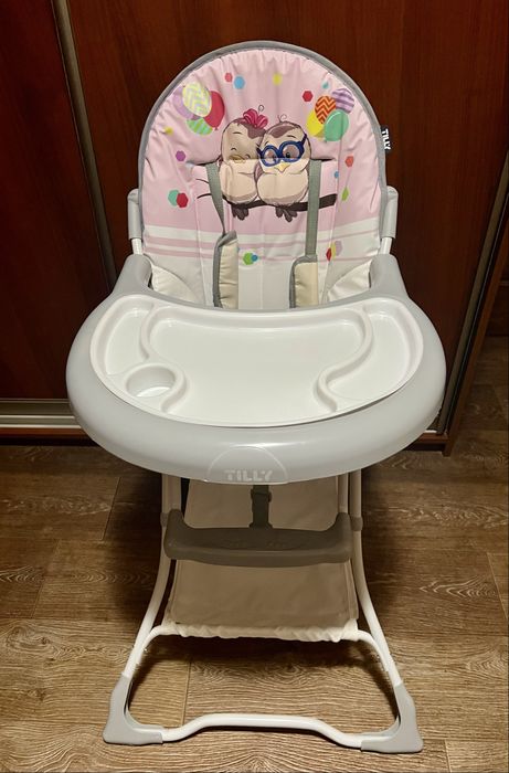 Стільчик для годування TILLY Buddy, складається, як новий