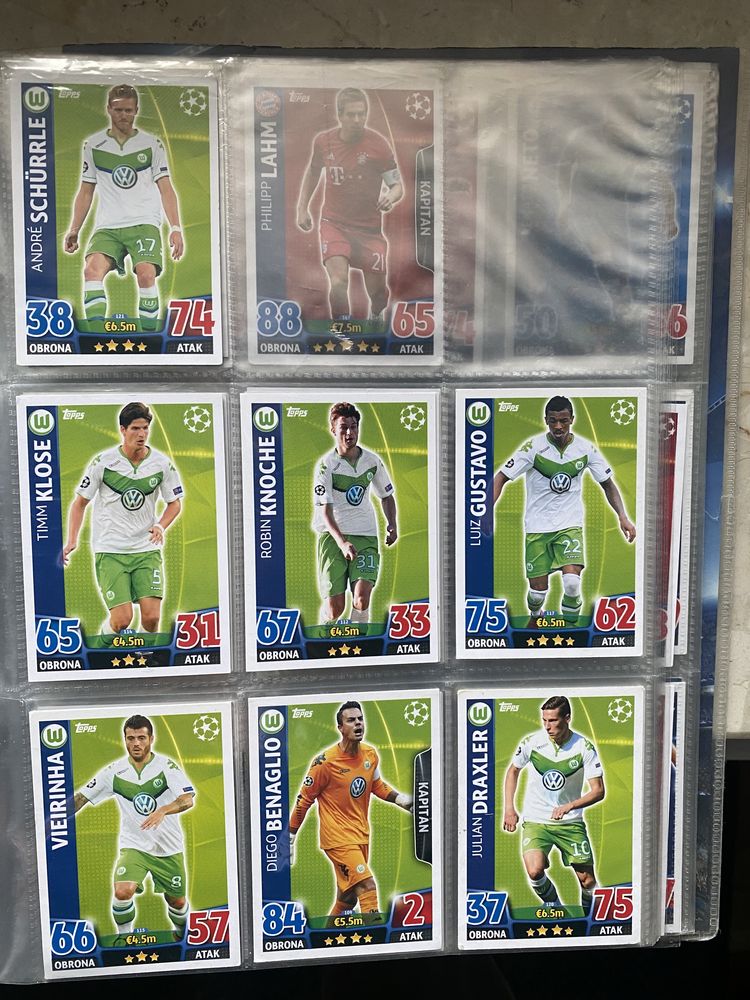 Karty piłkarzy Match Attax