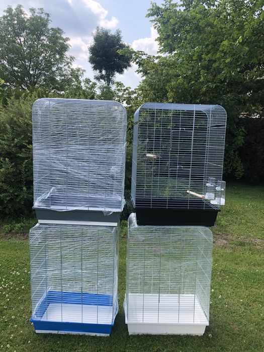 Nowa wyposażona klatka dla papugi kanarka 55x35x75cm