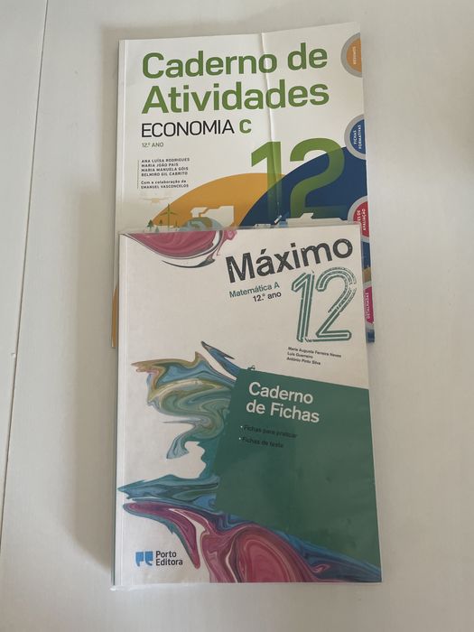 Cadernos atividades 12 ano