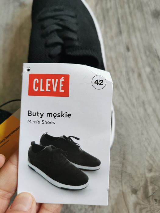 Buty męskie trampki, snekersy r. 42 Cleve nowe z metka