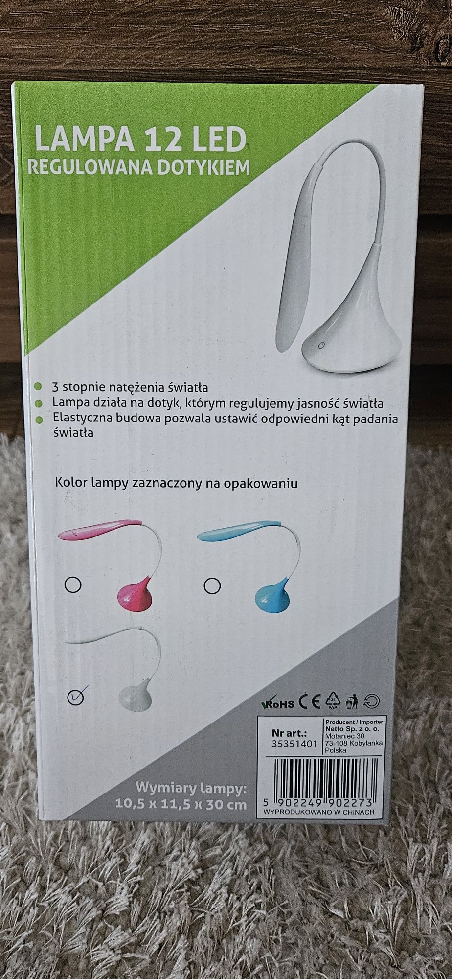 Lampka biurkowa LED