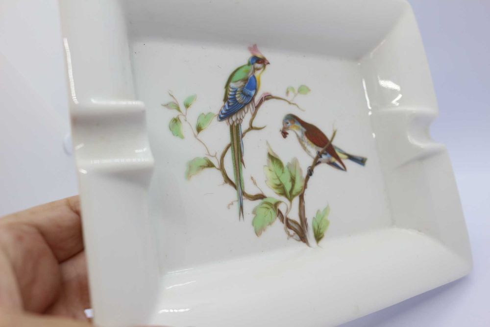 Cinzeiro EMA Vista Alegre Decoração Pássaros 19,5 cm