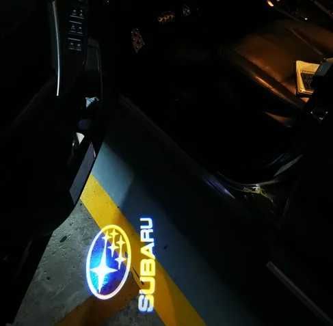 Логотип підсвічування двері Субару Lazer door logo light SUBARU