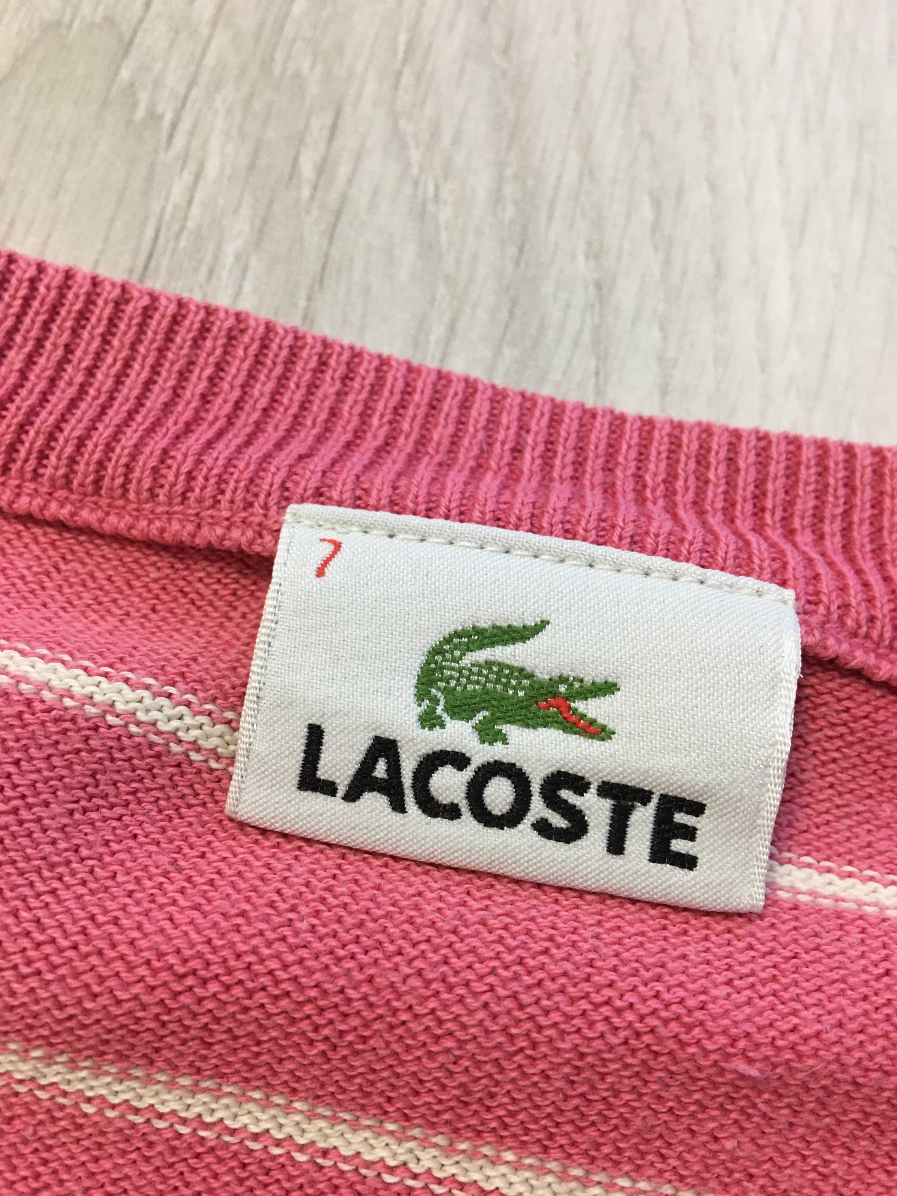 LACOSTE r.XL oryginalny sweterek męski stan BDB