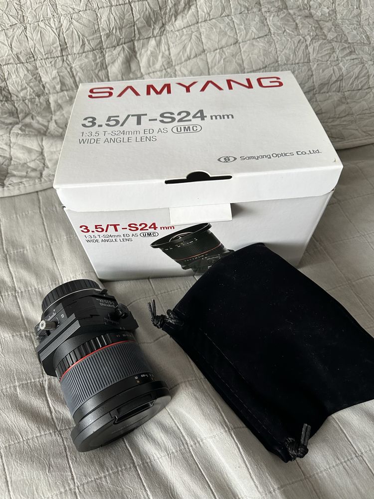 Obiektyw samyang 3.5/T-S24mm ED AS Canon