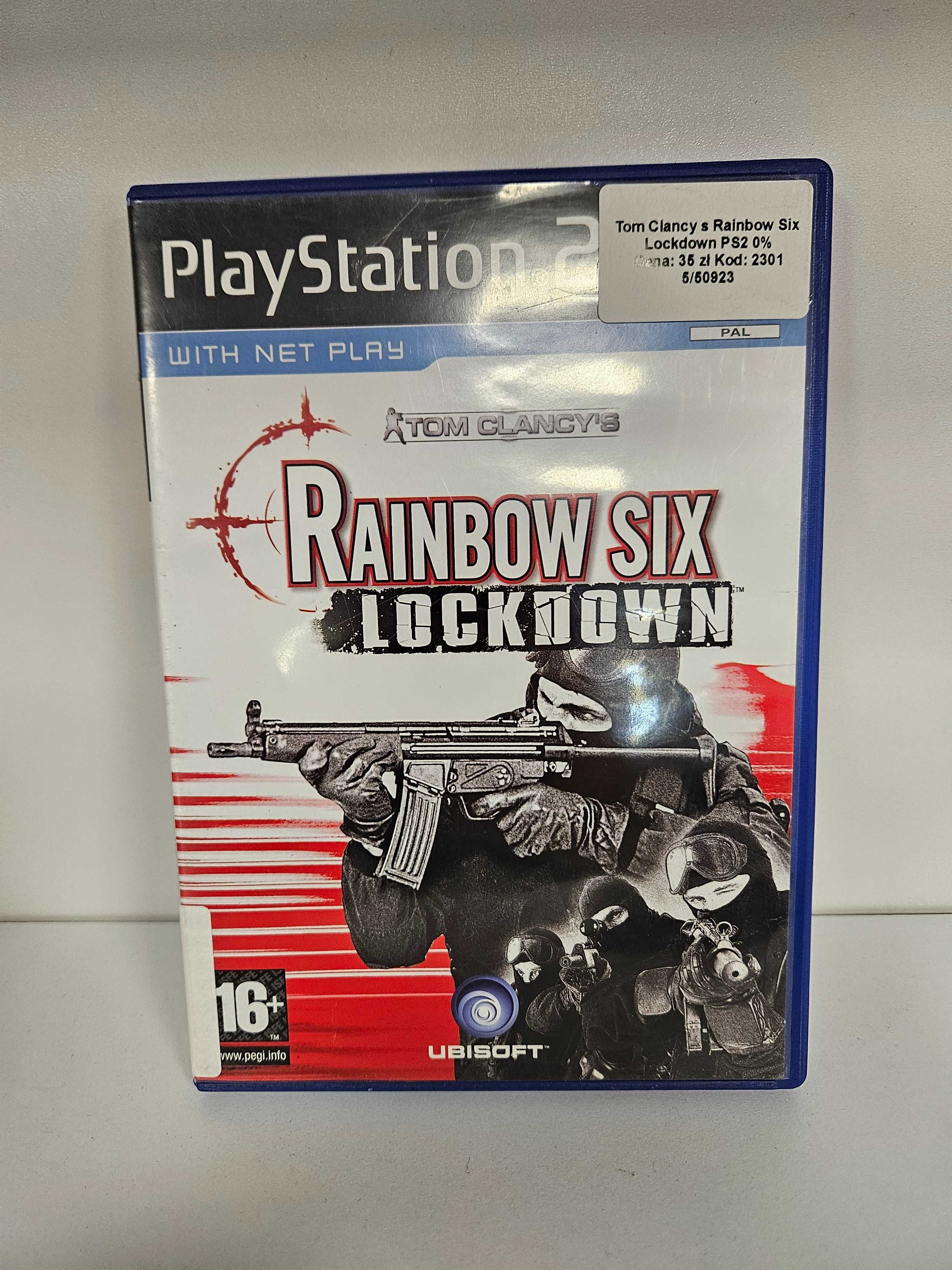 Rainbow Six Lockdown PS2 - As Game & GSM 2301