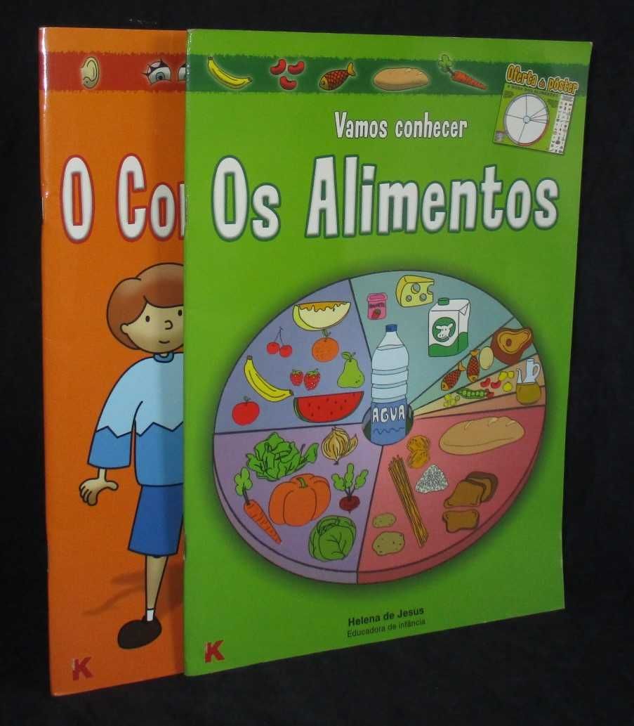 Livros Vamos Conhecer Os Alimentos O Corpo Humano Helena de Jesus