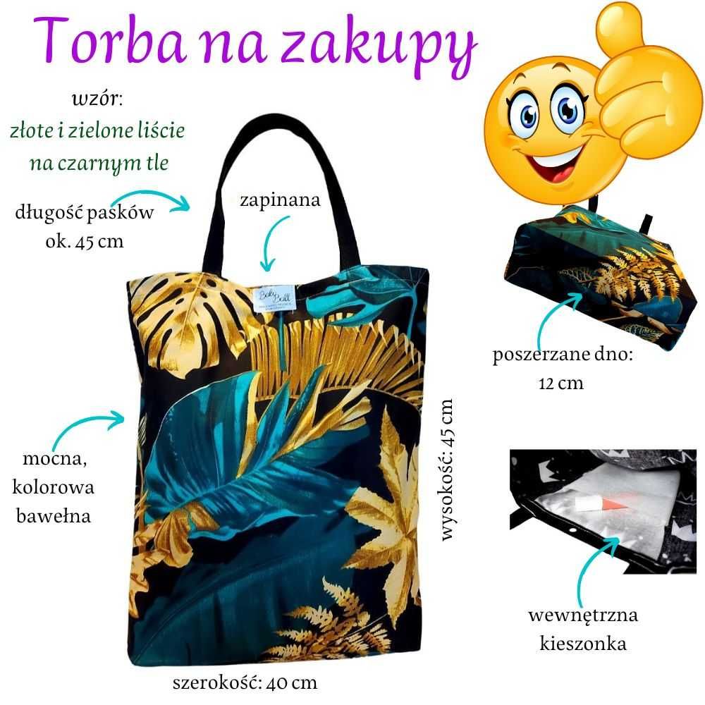 Ekskluzywna Torba na zakupy „ Monstera” – Luksus i Ekologia w Jednym!