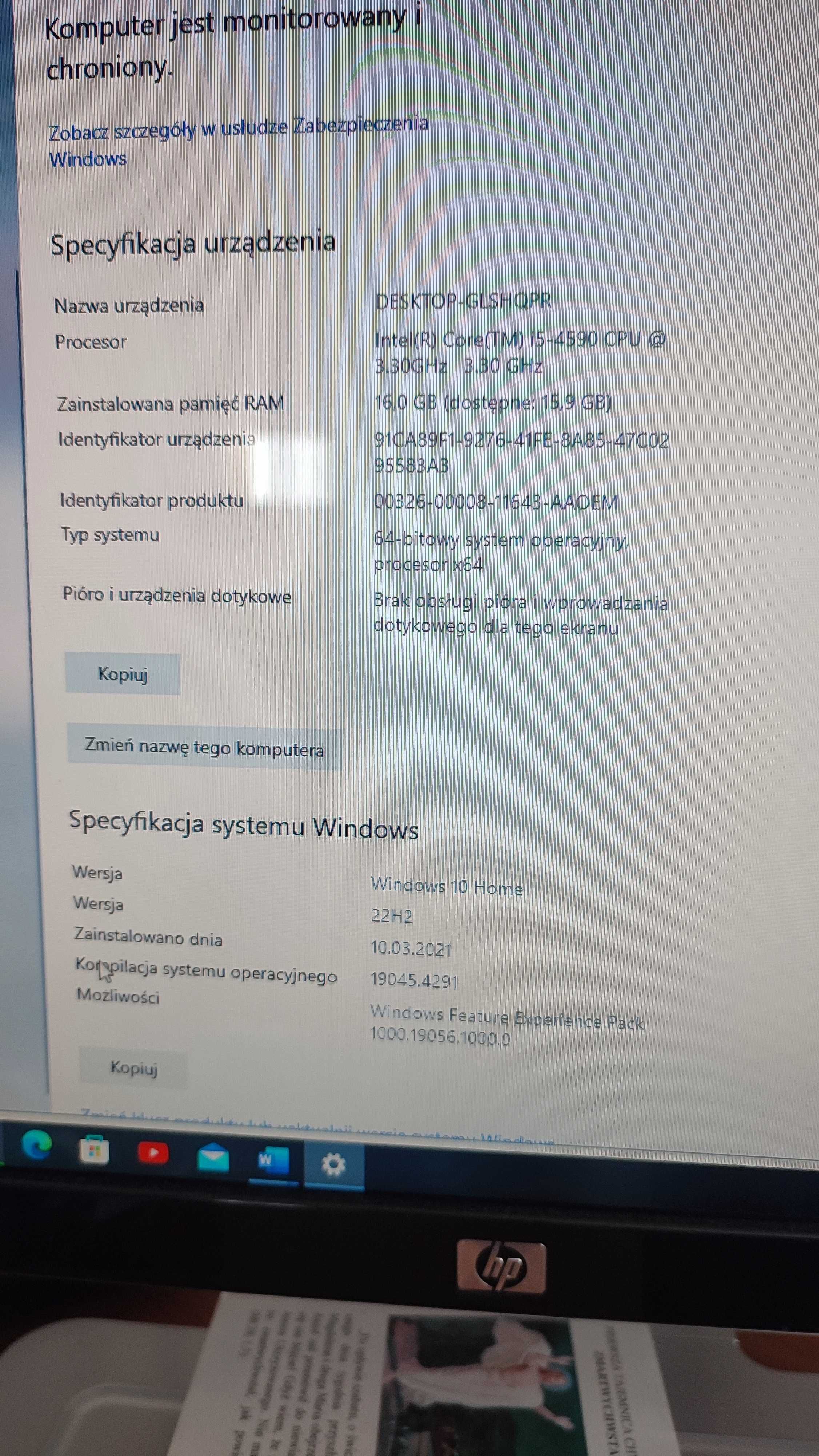 Komputer i5-4590 3,3 GHz, 16GB ram, nagrywarka DVD, obudowa ZALMAN