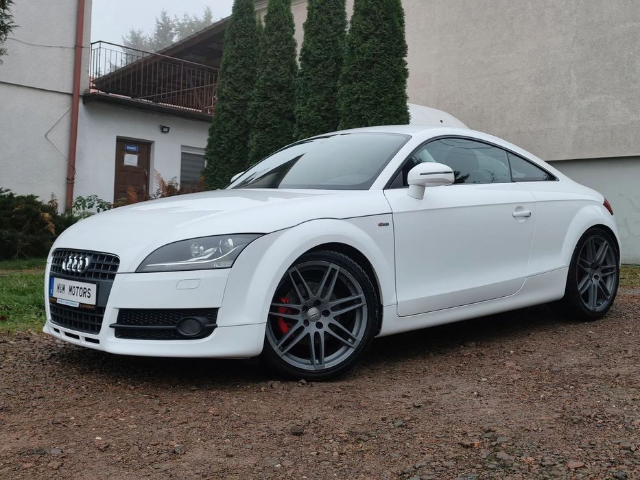 Audi TT Coupé 1.8 Turbo Benzyna S-Line Bixenon 2009r I właściciel Zarejestrowana