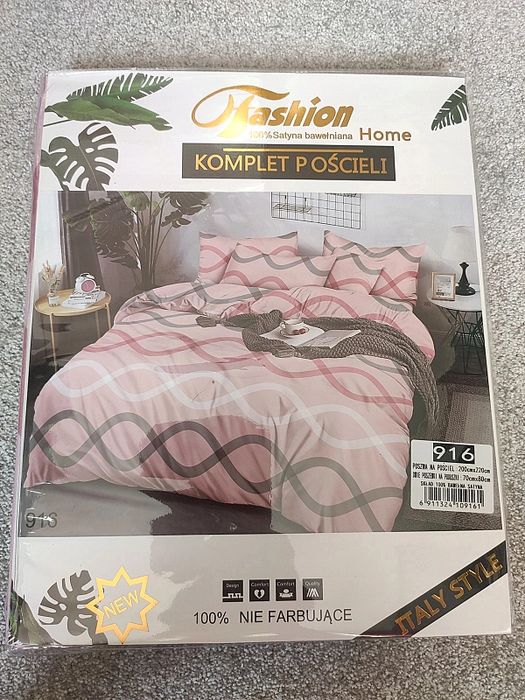 Pościel 200x220 Komplet 3 części Bawełna Satynowa Dalwin 693