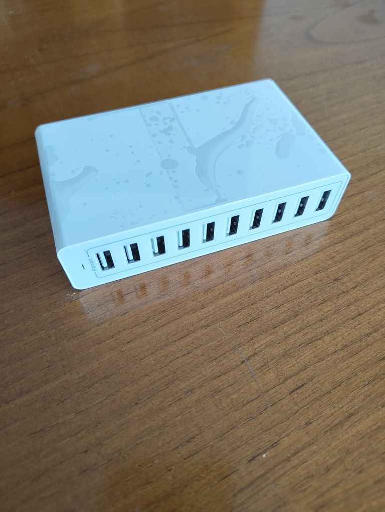 Carregador USB para Casa com 10 Portas (Novo)