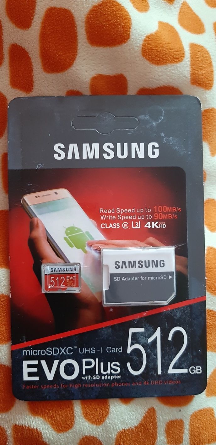 Karta pamięci microSD  512gb