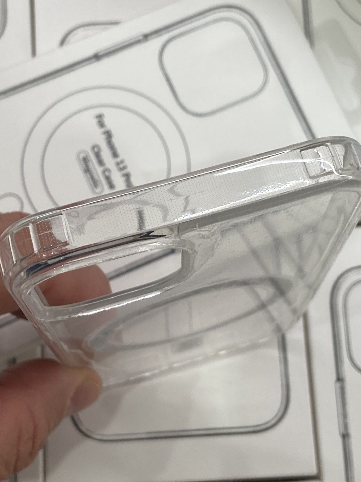  Чехол айфон 13 | Все модели. Прозрачный Clear Case MagSafe усиленный