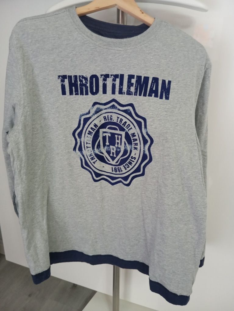 Camisola reversível Throttleman azul/cinza