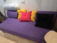 Sofá cama com baú IKEA