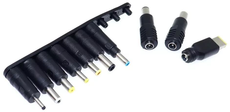 Кабель живлення для ноутбука з набором перехідників 100W