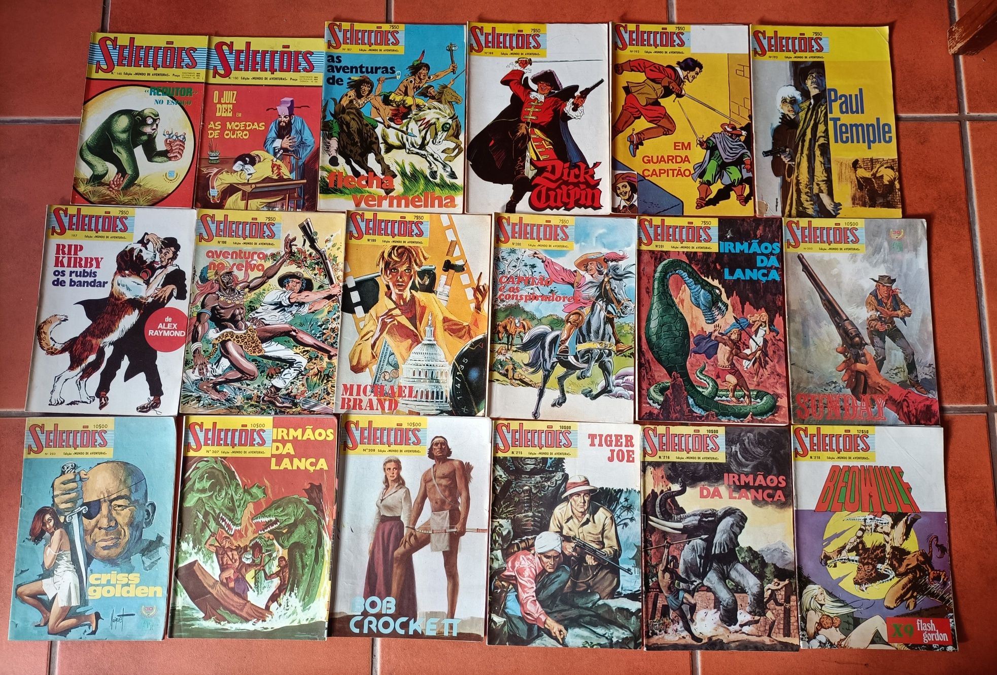 82 Livros Seleções do Mundo de Aventuras