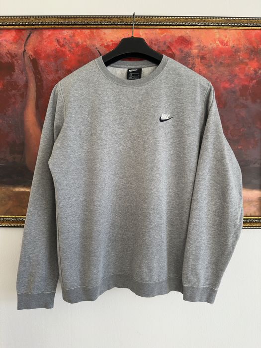 Серый Свитшот Nike оригинал Размер L