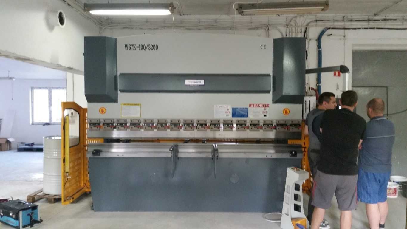Prasa krawędziowa CNC 100T/3200mm Nowa Delem Da41T PRAWER