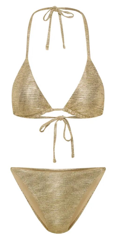 ESOTIQ Złoty Strój kąpielowy Bikini rozm. XL / 42