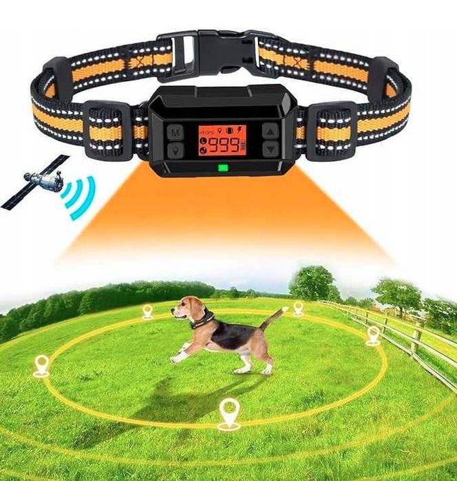 Bezprzewodowa obroża dla psa POIOPY GPS Elektryczne ogrodzenie dla psa