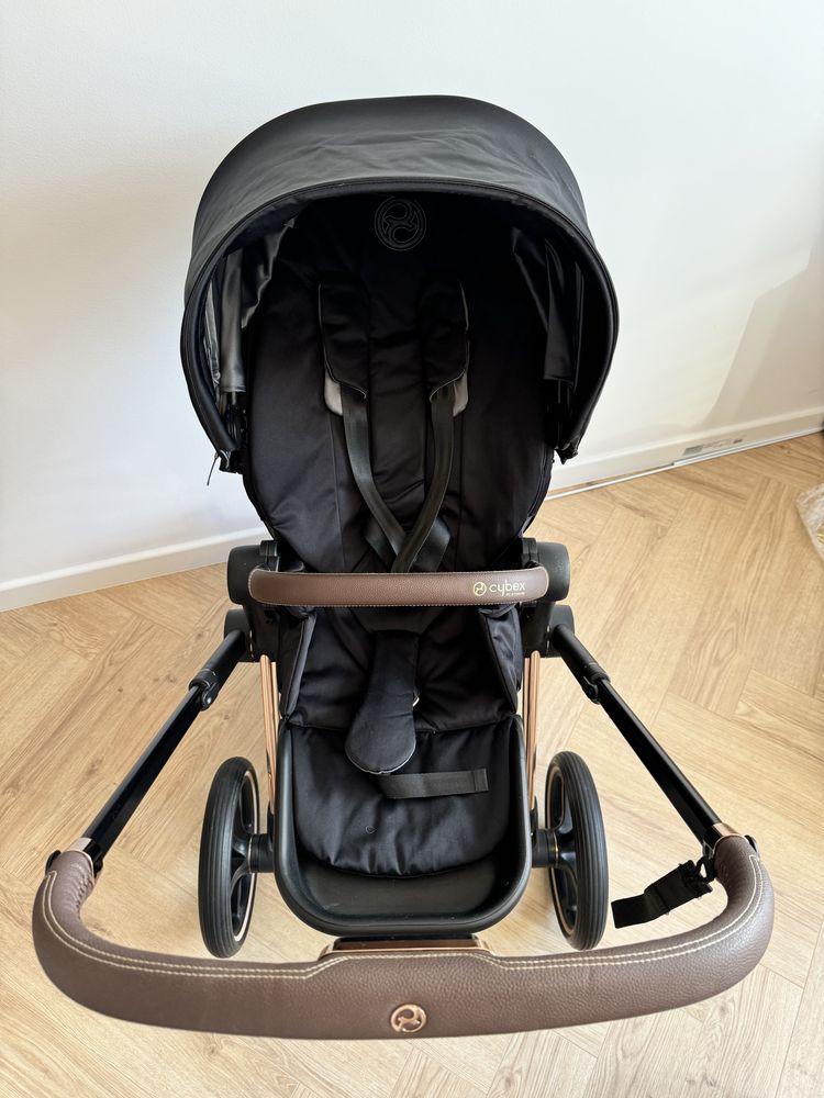 Cybex priam 2 w 1 albo 4 w 1 czarny black wózek spacerówka
