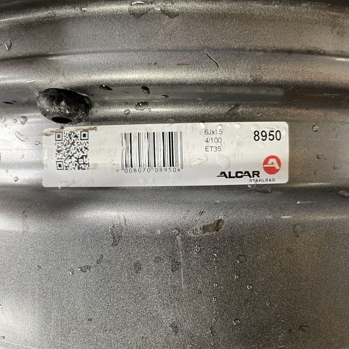 Диски 4х100 R15(ET35) Volkswagen(Golf,Jetta) з ковпачками