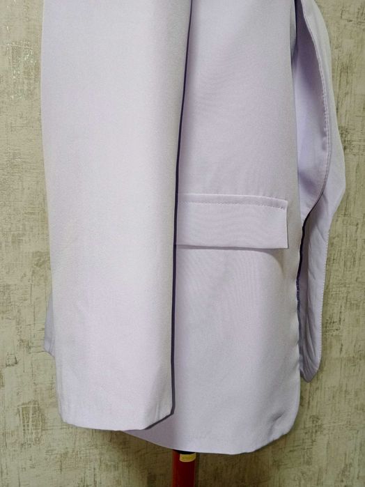 Ліловий бузковий жакет L розмір пиджак на підкладці