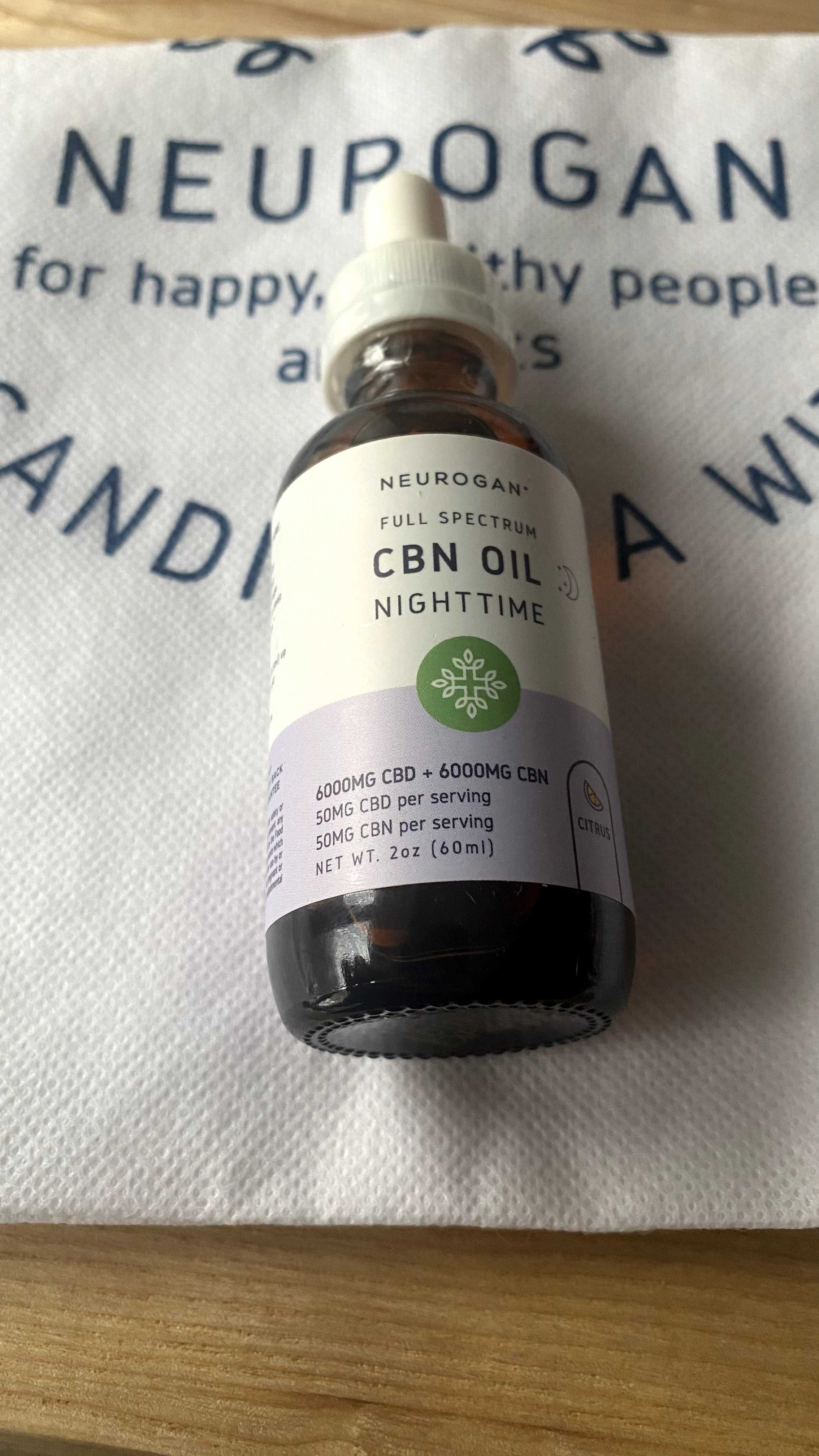 CBN Oil 12000мг 60мл ДЛЯ СНУ / КБД олія 20% - Neurogan (США)
