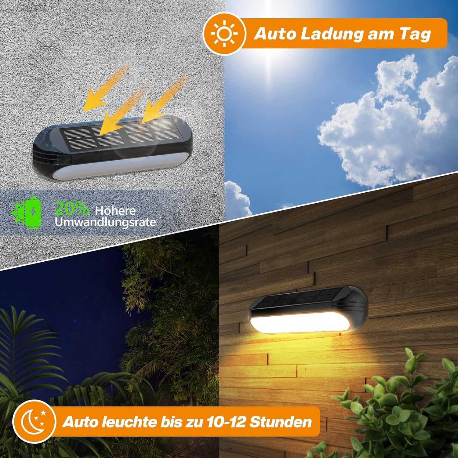 Nowe lampy/ lampki/ solarne/ oświetlenie/ ogród/ 4 sztuki !5165!