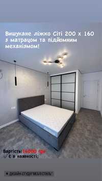 Ліжко 200х160 з одностороннім матрацом -14000 грн.