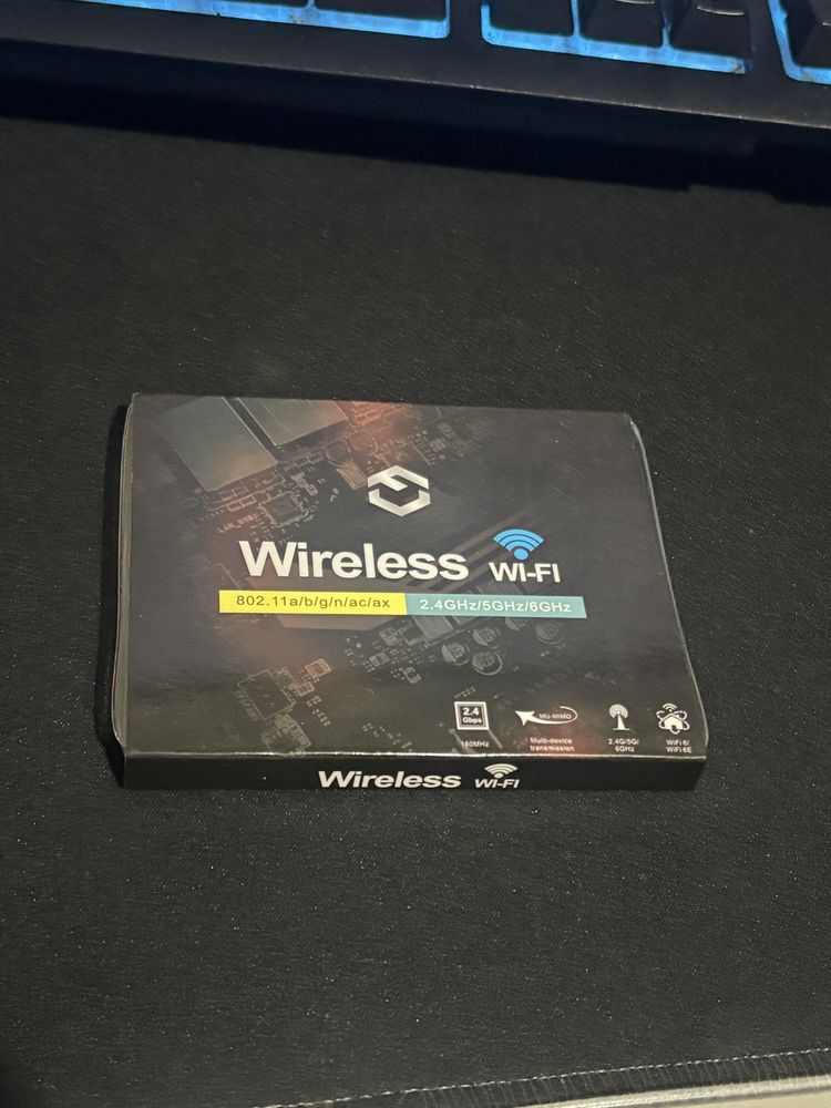 Karta sieciowa Wi‑Fi 6E + Bluetooth 5.3 | M.2 NGFF | Fenvi AX210NGW