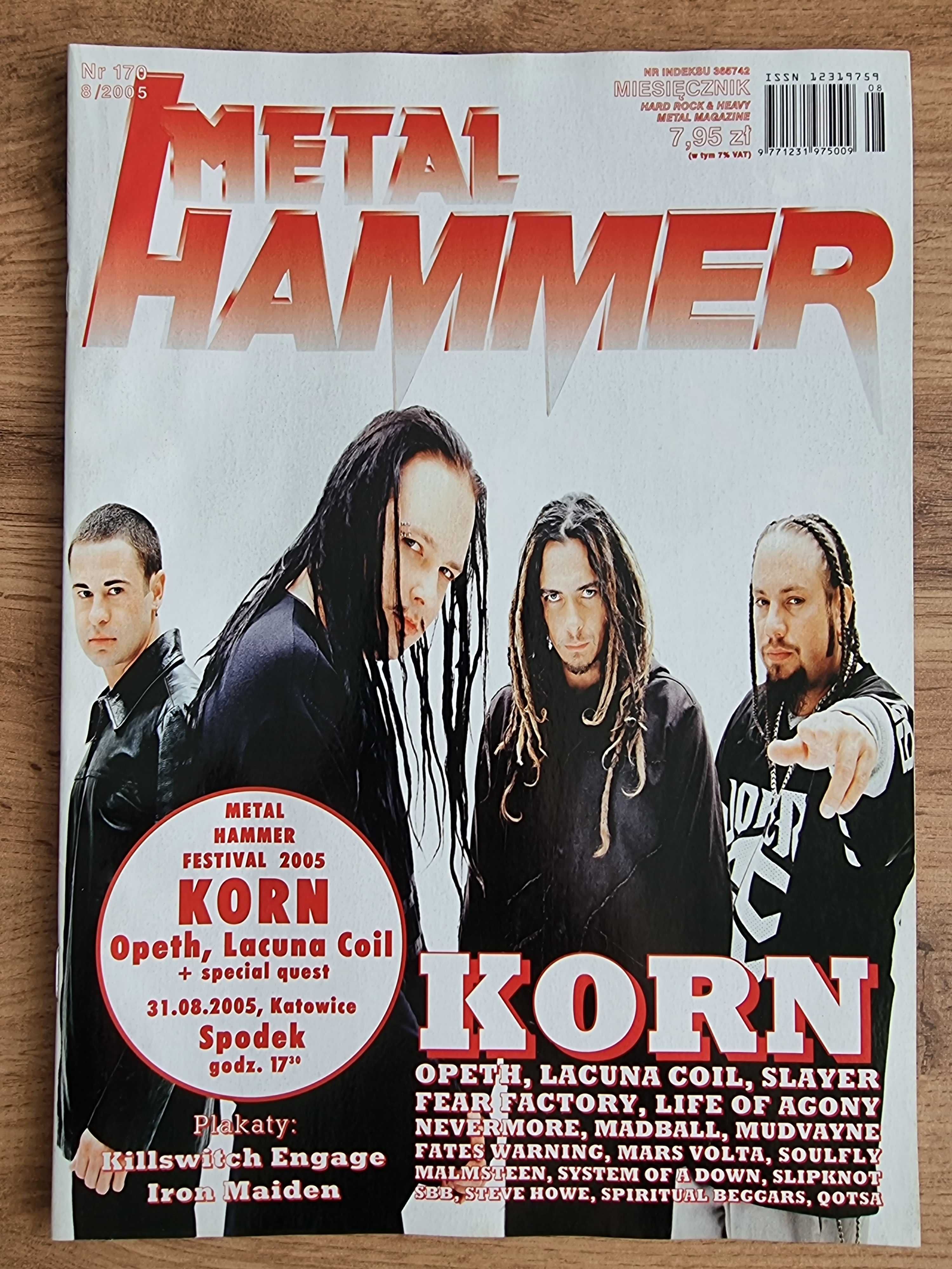 Metal Hammer 2005 - Korn, Plakaty: Iron Maiden, Killswitch Engage