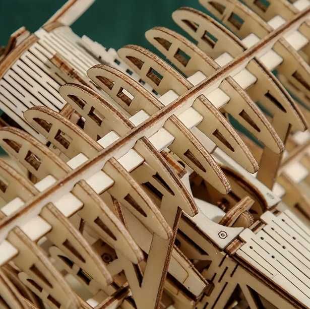 Drewniane Puzzle - 3D - SAMOLOT