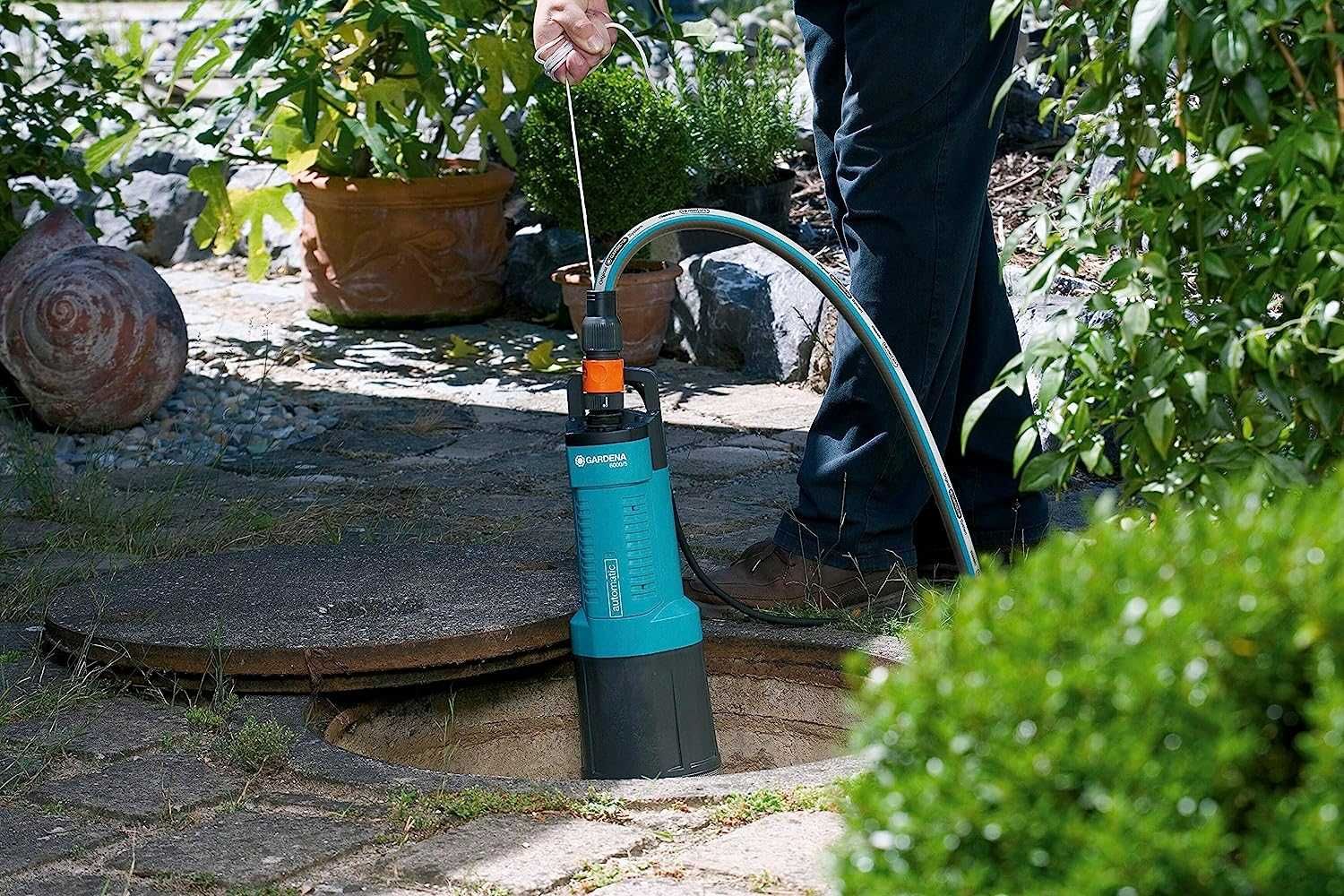 насос глибинний Занурювальний напірний насос Gardena Comfort 6000/5