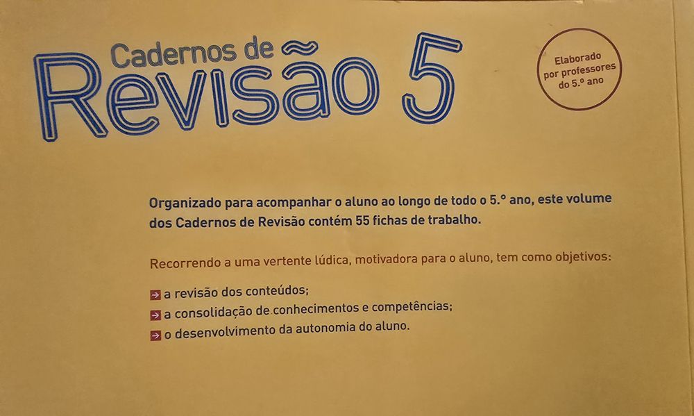 Cadernos de Revisão 5⁰ Ano