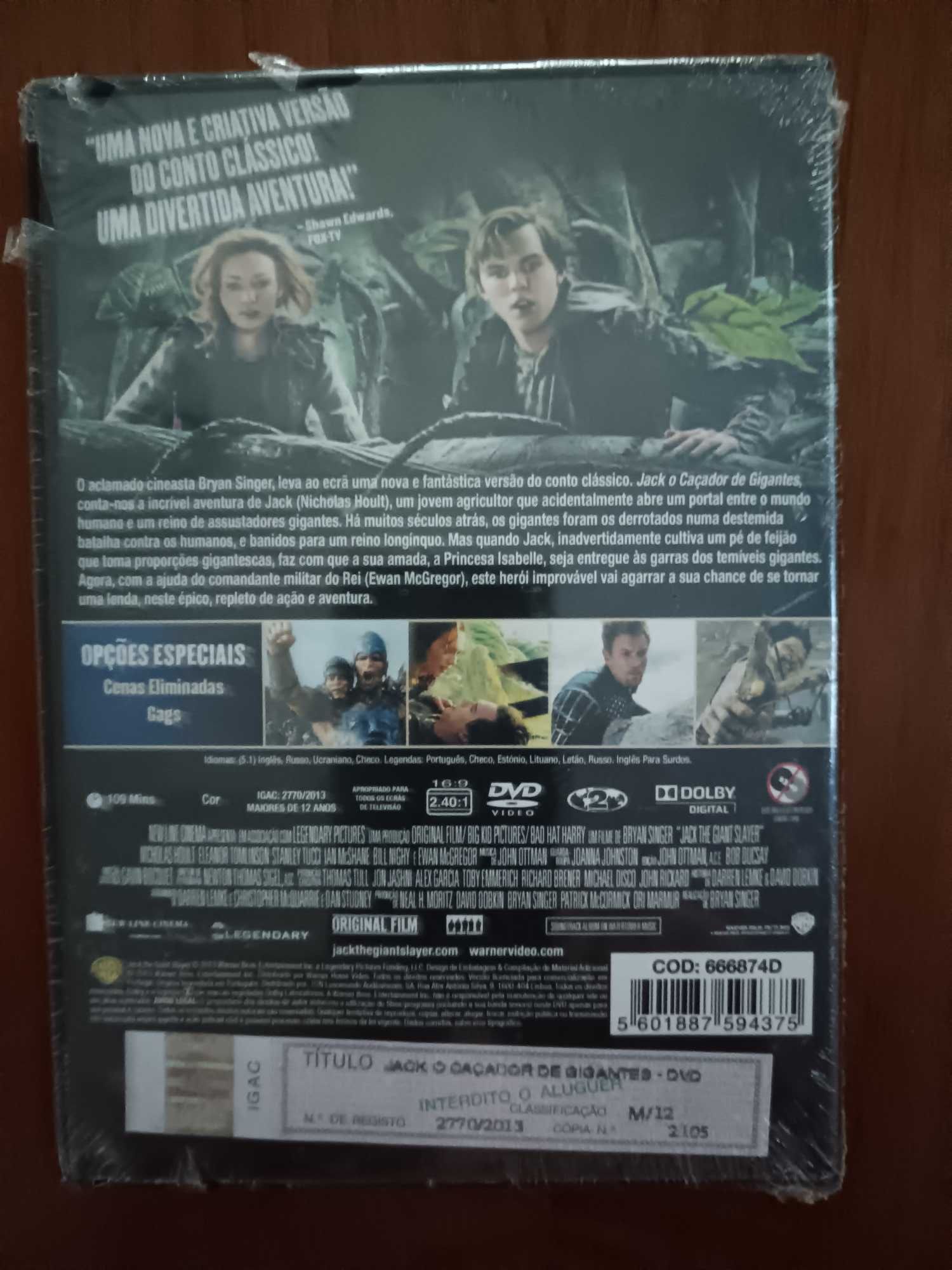 filme dvd original - Jack o caçador de gigantes - selado