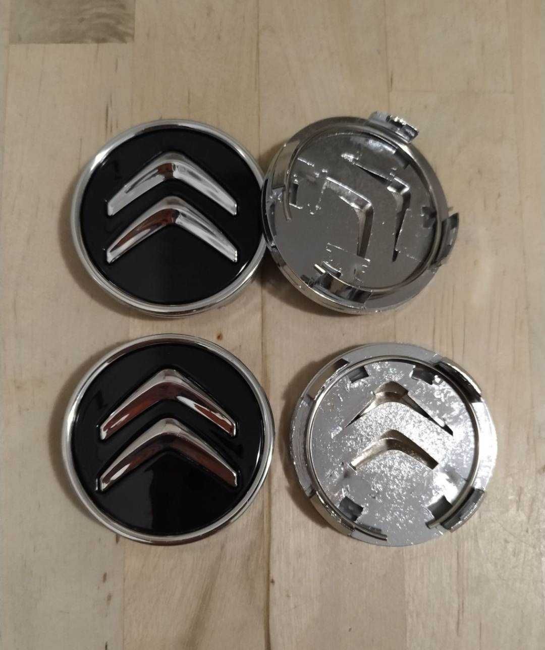 Conjunto 4 Centros Jantes Citroen 60mm DS 56mm