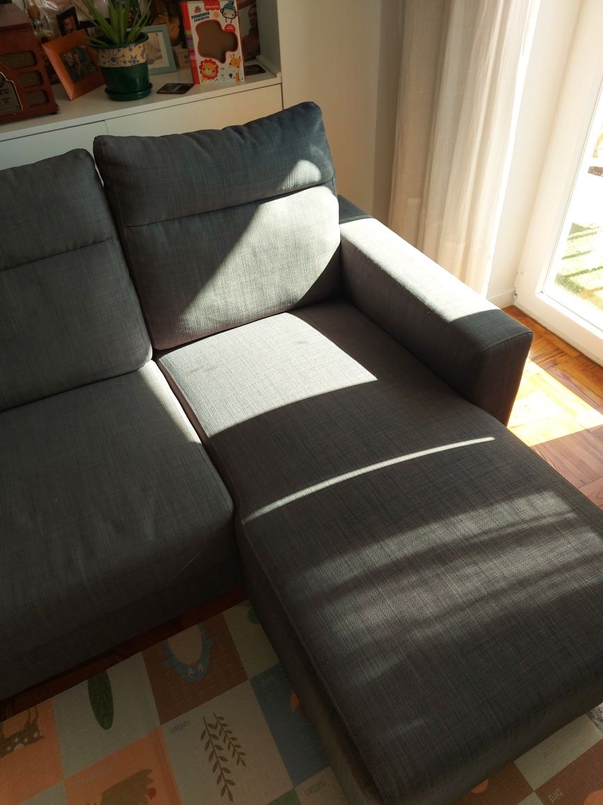 Sofá ikea bollstanas cinza