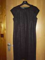 sukienka czarna tłoczenia