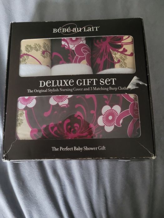 Tanio Chusta peleryna osłona do karmienia piersią nowa bebe au lait