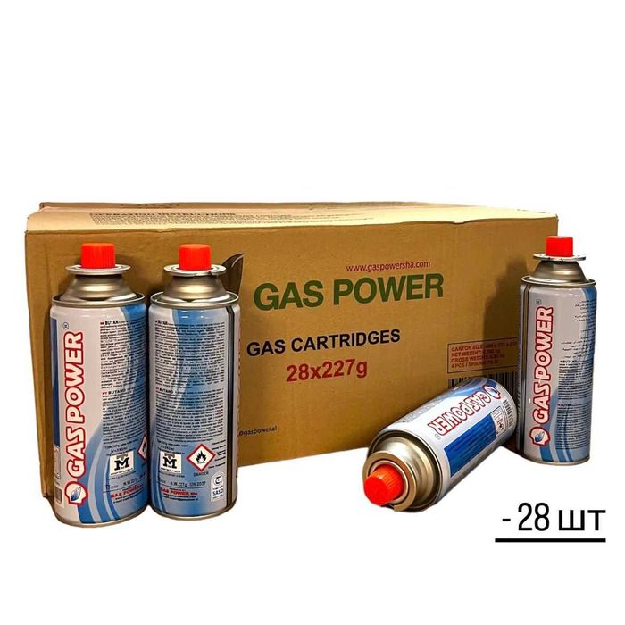 Газові балончики 227 грамові ( ящик )