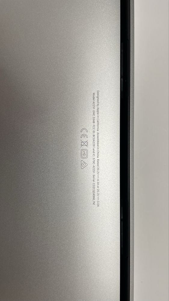 Macbook PRO 13” 2020, 1TB, 16GB