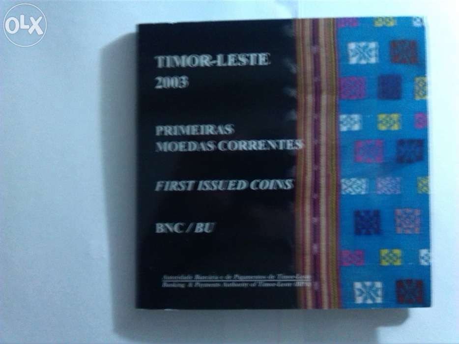 Moedas em bnc timor leste 2003