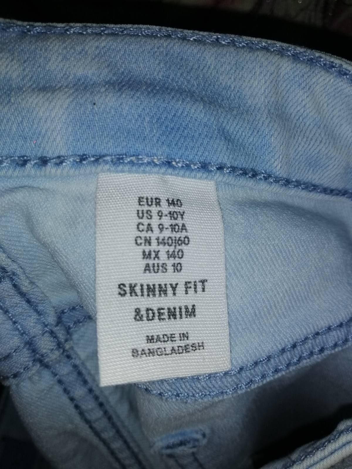 Тонкие джинсы Denim