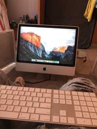 Imac computador com teclado apple